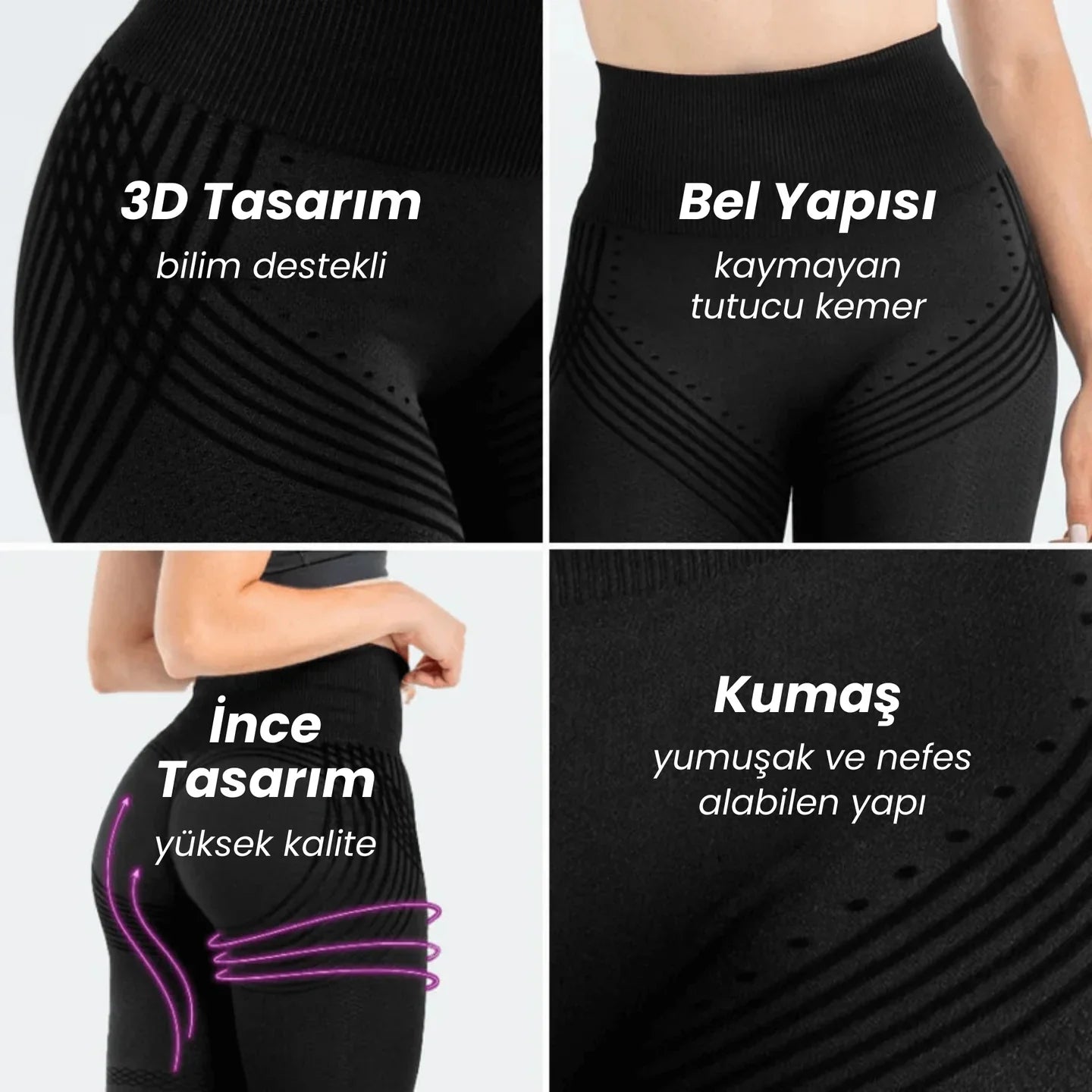 Pilafits™ 3D Şekillendirici Anti-Selülit Tayt